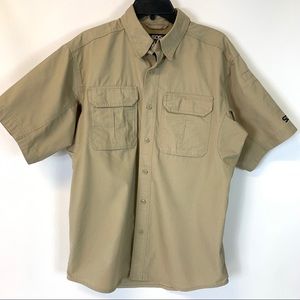 SOG Tan Tacticle Short Sleeve Shirt Medium